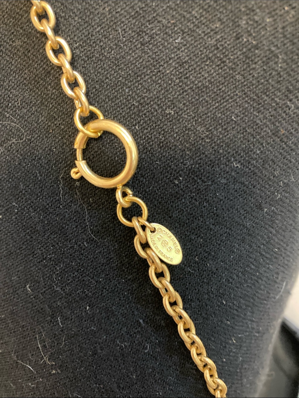 CHANEL Gold-Tone Double Strand Coin Medallion Necklace - Picture 4 of 5